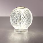 5008/2TL L-VISION ODL24 583 золотой/металл/акрил Настольный светильник LED 2W 4000K 180лм CRYSTAL