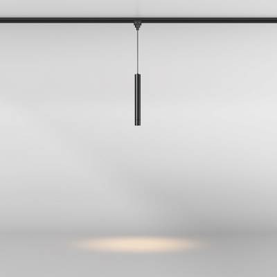 Уличный трековый подвесной светильник Focus Elasity IP 3000К 8Вт 38° черный, O-TR01-1-P-8WB3K. TM Maytoni