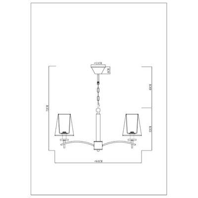 Подвесная люстра Arte Lamp KENSINGTON A4098LM-5CC, 5хE14