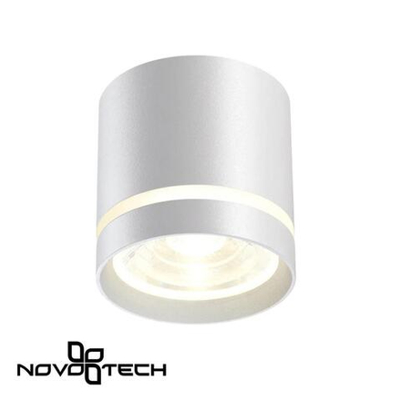 358492 OVER NT20 448 белый Светильник накладной IP20 LED 4000K 12W 220V ARUM