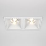 Встраиваемый светильник Alfa LED 3000K 2x15Вт 36° DL043-02-15W3K-SQ-W. TM Maytoni
