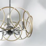 713053 Люстра REGOLO 5х40W E14 ХРОМ/ЗОЛОТО Lightstar