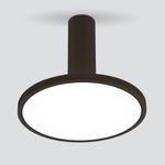 Накладной светодиодный светильник Brain 12W 4200K черный DLS029