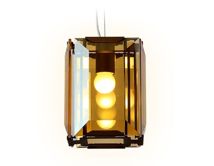 Подвесной светильник TR5109 CF/TI кофе/янтарь E27/1 max 40W 150*150*1200