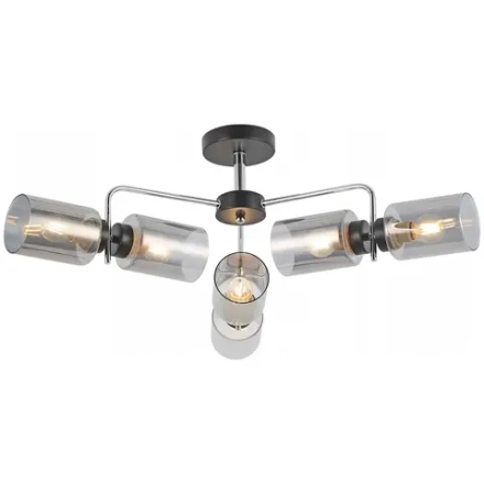 IL8249-6COU-79 BK CR светильник потолочный ILLUMICO, E27х6