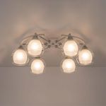 Citilux Буги CL157161 Люстра потолочная Белая Хром