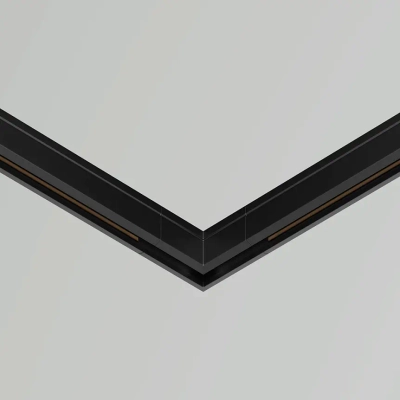Коннектор угловой, накладной Levity, TRA184CL-11B. TM Maytoni