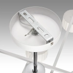 8241/8C COMFI LN26 244 белый/хром, металл Люстра потолочная LED GX53 8*7W 220V KARINA