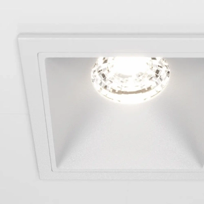 Встраиваемый светильник Альфа / Alfa LED 10 Вт 4000 К 36°, DL043-01-10W4K-SQ-W. TM Maytoni