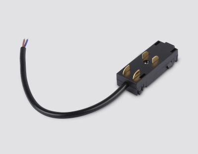 Ввод питания для шинопровода Magnetic 220V GL1102 BK черный IP20 200*28.5*18