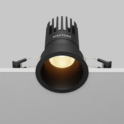 Встраиваемый светильник Омут+ / Dip 15 Вт 2700 К 50°, DL118-15W-2.7K-B. TM Maytoni