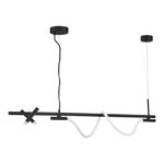 SL6118.403.03 Светильник подвесной ST-Luce Черный/Черный LED 2+1*3+11W 4000K