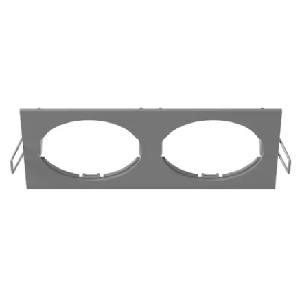 217529 Рамка INTERO 16 Double QUADRO СЕРЫЙ Lightstar
