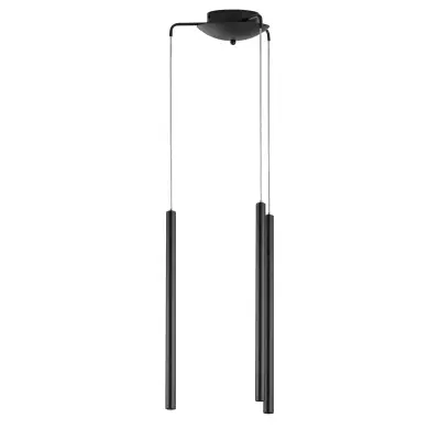 L5T747247 Люстра TUBO LED 25W 1600LM 25G ЧЕРНЫЙ 4000K (574727+747247 (5шт)