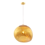 Светильник подвесной Crystal Lux MALAGA SP1 D360 GOLD 0865/201