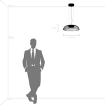 809210 Люстра CELESTA LED 24W 1200LM КОФЕЙНЫЙ/ПРОЗРАЧНЫЙ 3000K Lightstar