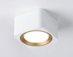 Светильник накладной TN70831 WH/GD белый/золото GX53 max 12W 96*96*60