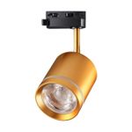 358804 PORT NT21 119 матовое золото Светильник трековый однофазный трехжильный IP20 LED 15W 1300Лм 4000K 85-265V ARUM
