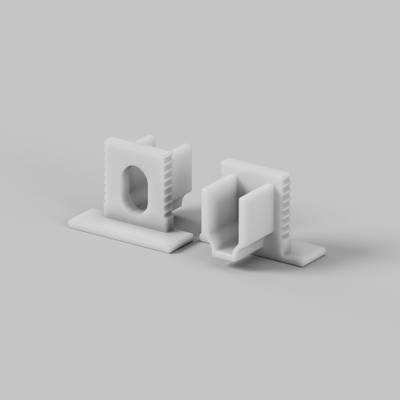 Комплект заглушек (для профиля 12×09) 10 шт., ALM-1209-EC 642068. TM Maytoni