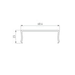 Экран SL-W68-2000 OPAL (Arlight, Пластик)