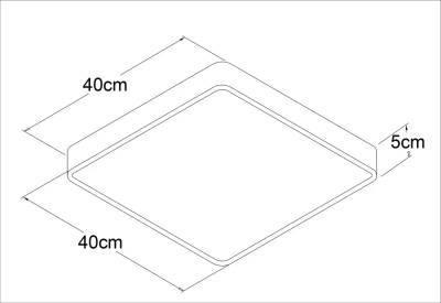 Потолочный светильник Arte Lamp SCENA A2663PL-1BK, 1хLED