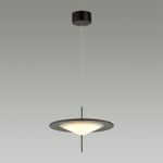 5012/16L L-VISION ODL23 463 черный/белый матовый металл/акрил Подвес LED 16W 3000K STEKA