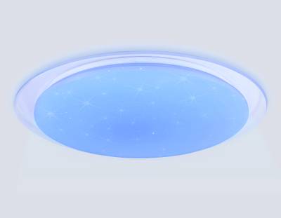 Светильник светодиодный RGB с пультом FZ780 WH белый IP20 60W 3000-6500K+RGB 570*55 (ПДУ ИК)