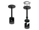 Крепеж накладной Techno Ring A9222 BK черный D20*100mm