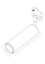 Трековый светильник Arte Lamp PERISCOPIO A1412PL-1BK, LED