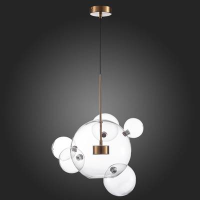 SL1133.213.01 Светильник подвесной ST-Luce Латунь/Прозрачный LED 1*14W 3000K