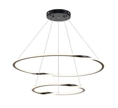 Подвесная люстра Arte Lamp VERITATE A2211SP-2BK, 1хLED