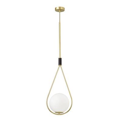 4810/1A PENDANT ODL21 415 золтой/черный/белый Подвес E14 1*40W FLARI