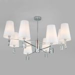 Классическая люстра с абажурами 60137/8 хром