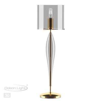 4850/1T STANDING ODL_EX21 189 дымчатый/золото/стекло Высокая Лампа E27 1*60W TOWER