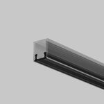 Рассеиватель для профиля 08×09 (Чёрный, 2 м), ALM-0809-B-DF-2M 642018. TM Maytoni