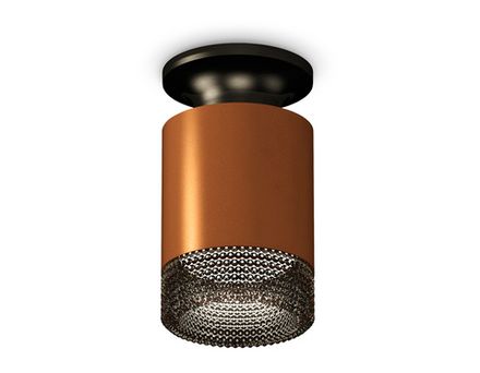 Комплект накладного светильника XS6304112 SCF/PBK/BK кофе песок/черный полированный/тонированный MR16 GU5.3 (N6902, C6304, N6151)