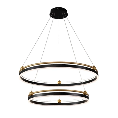 Люстра Crystal Lux FERNANDO SP123W LED BLACK/GOLD 0621/302N