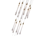 07860-18A,36 Люстра каскадная Асмер латунь d50 h300 Led 54W (3000k)