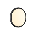 7660/18L MITRA LED SN 554 Светильник пластик/белый/черный LED 18Вт 3000/4000K D230 IP40 ALFA BLACK