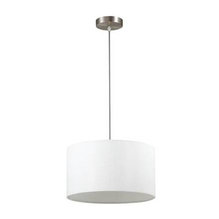 3745/2 MODERNI LN19 159 никель/белый, металл/текстиль Подвес E27 2*60W 220V NIKKI