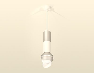 Комплект подвесного светильника с дополнительной подсветкой XP1103010 SSL/SWH/FR серебро песок/белый песок/белый матовый MR16 GU5.3 LED 3W 4200K (A2301, C6324, A2060, C6322, A2060, C1103, N7175)