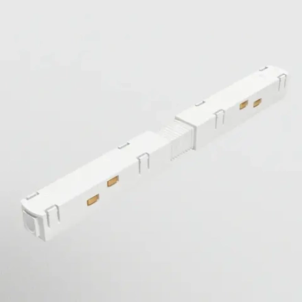 Коннектор питания прямой S35 белый, TRA004PC-22W. TM Maytoni