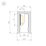 Профиль SL-MINI-6-H9-2000 ANOD OLIVE GREY (Arlight, Алюминий)