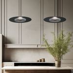 Подвесной светильник с металлическим плафоном 40030/1 LED / черный