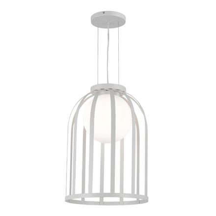 SL6129.503.01 Светильник подвесной ST-Luce Белый/Белый E27 1*60W