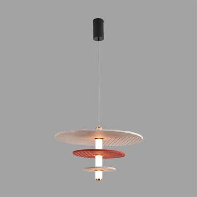 8296/11AL LEDIO черный/бежевый/бурый, металл/фетр/акрил Подвес LED 11W 3000K 220V FELTA