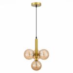 SLE220323-04 Люстра подвесная Золото/Янтарный G9 4*5W -