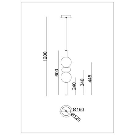 Подвесной светильник Arte lamp VASSOIO A6835SP-12SM, 1хLED