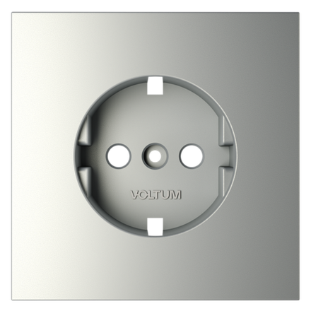 VLS000605 Накладка для розетки с заземлением, S70 (сталь). (ТМ Maytoni)