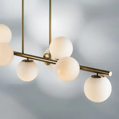 815083 Люстра CROCO 8х40W E14 ЛАТУНЬ Lightstar